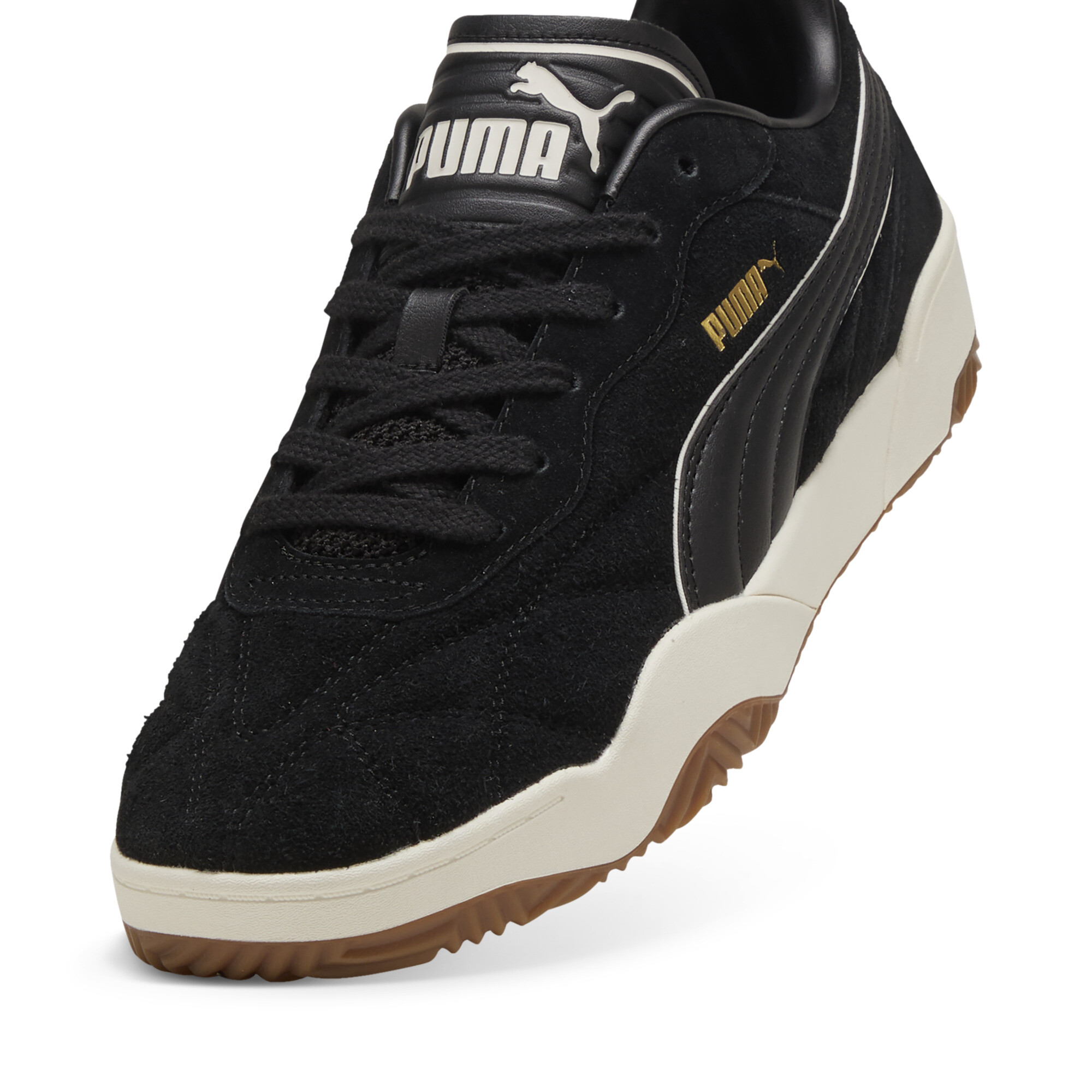 PUMA Tifosi Lux sneakers, Zwart/Wit, Maat 46