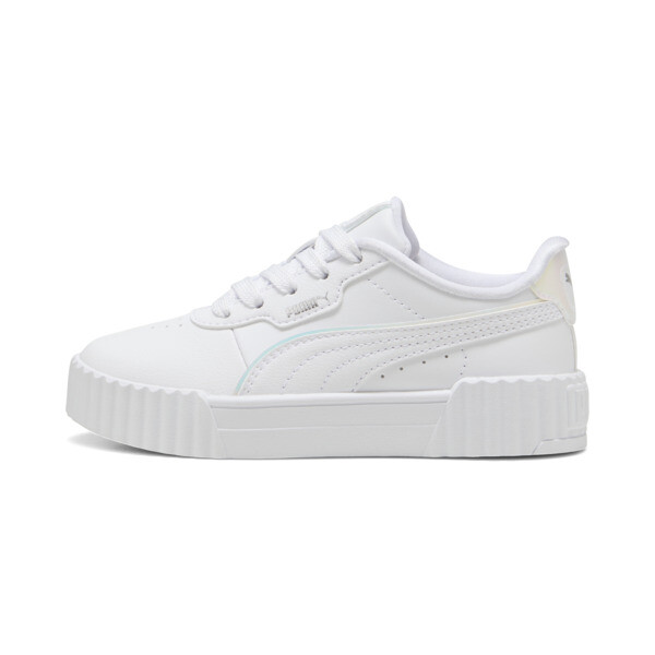 Zapatillas PUMA Carina 3.0 Holo 2.0 para niñas En Blanco/Silver/Mauve Mist