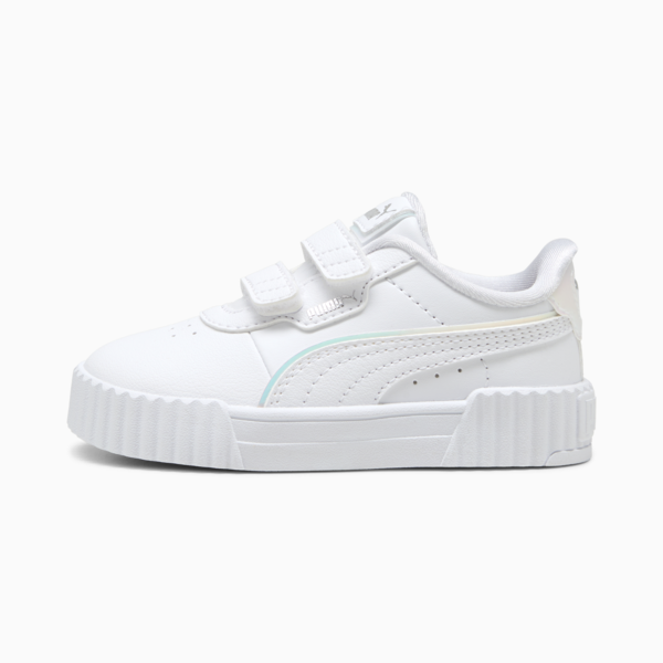 Zapatillas Carina 3.0 Holo 2.0 para infantes, PUMA White-PUMA Silver-Mauve Mist, large-ARG
