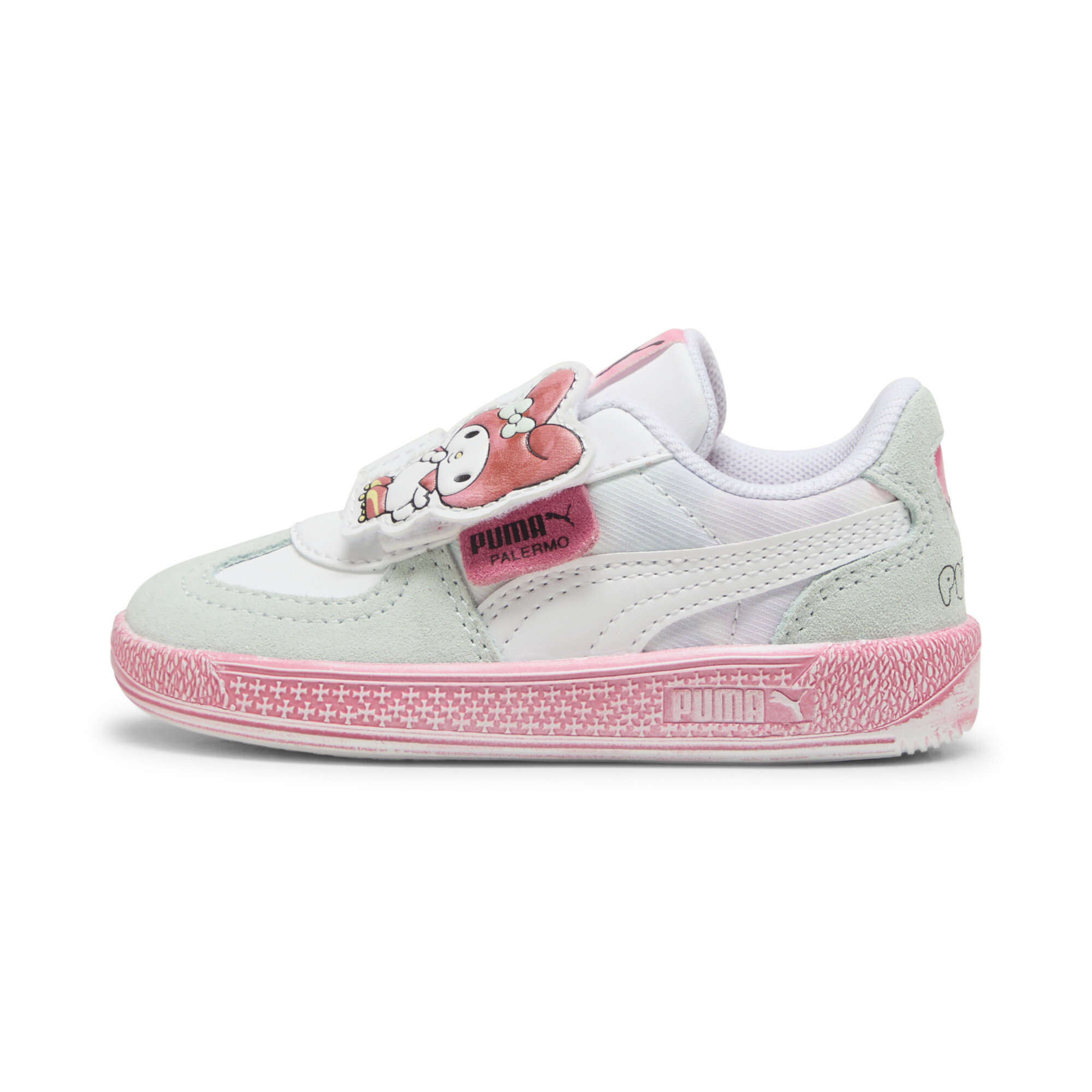 Puma x HELLO KITTY AND FRIENDS Palermo Sneakers mit Klettverschluss Babys Schuhe Für Damen | White/Magic Rose | Größe: 1...