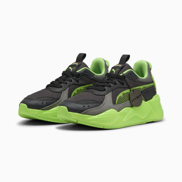 Tenis PUMA x TORTUGAS NINJA RS-X adolescentes, PUMA Black-Leafy Green, large-MEX