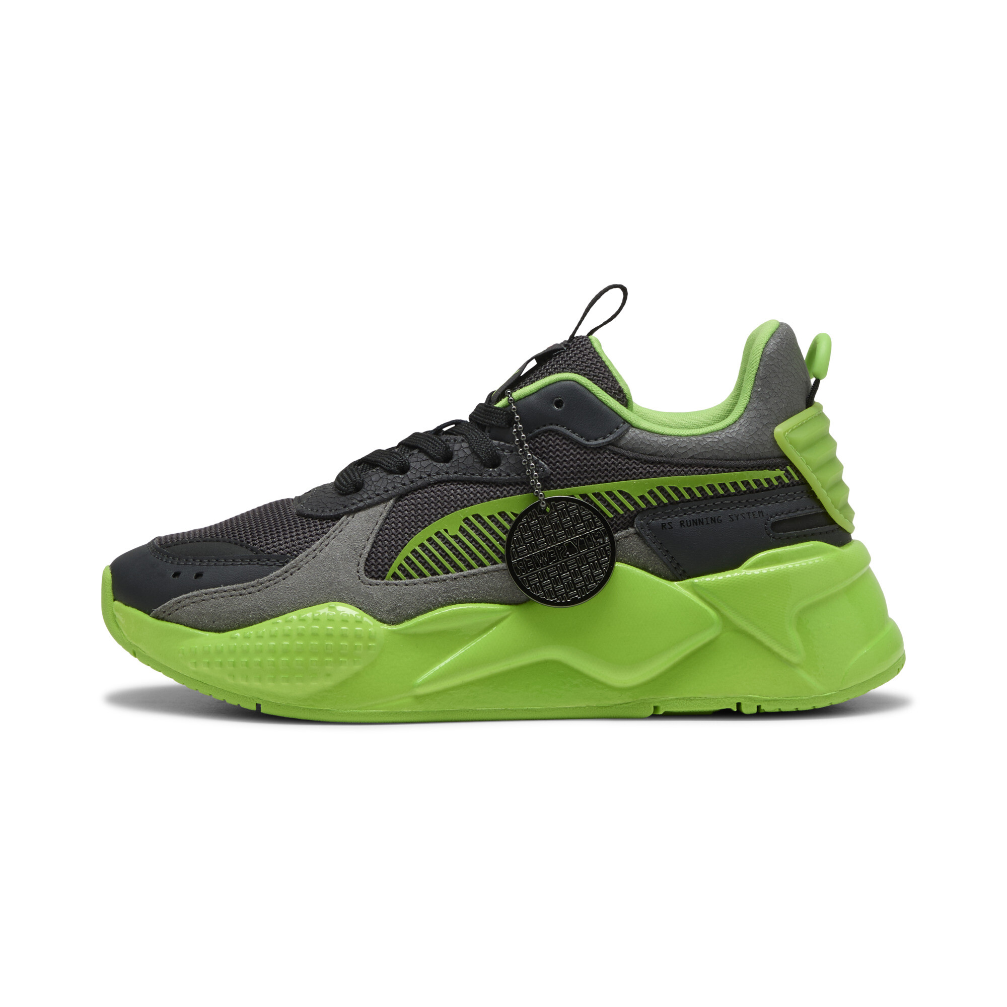 Puma x TMNT RS-X Sneakers Teenager Schuhe Für Für Kinder | Black/Leafy Green | Größe: 38