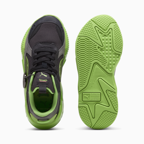 Tenis PUMA x TORTUGAS NINJA RS-X adolescentes, PUMA Black-Leafy Green, large-MEX