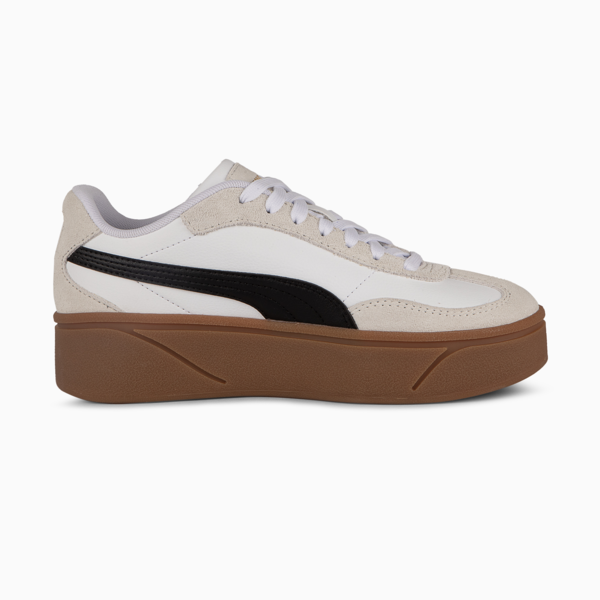 Zapatillas PUMA Club II Era Platform para mujer, PUMA White-PUMA Black-Vapor Gray-Gum-PUMA Gold, large-ARG