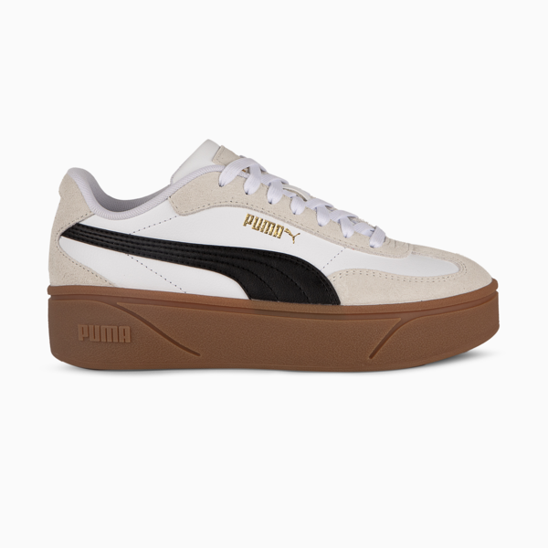 Zapatillas PUMA Club II Era Platform para mujer, PUMA White-PUMA Black-Vapor Gray-Gum-PUMA Gold, large-ARG