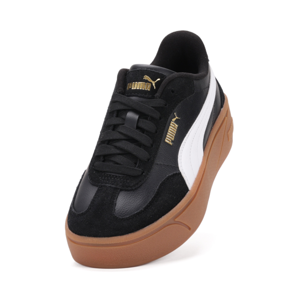 Zapatillas PUMA Club II Era Platform para mujer, PUMA Black-PUMA White-Gum-PUMA Gold, large-ARG