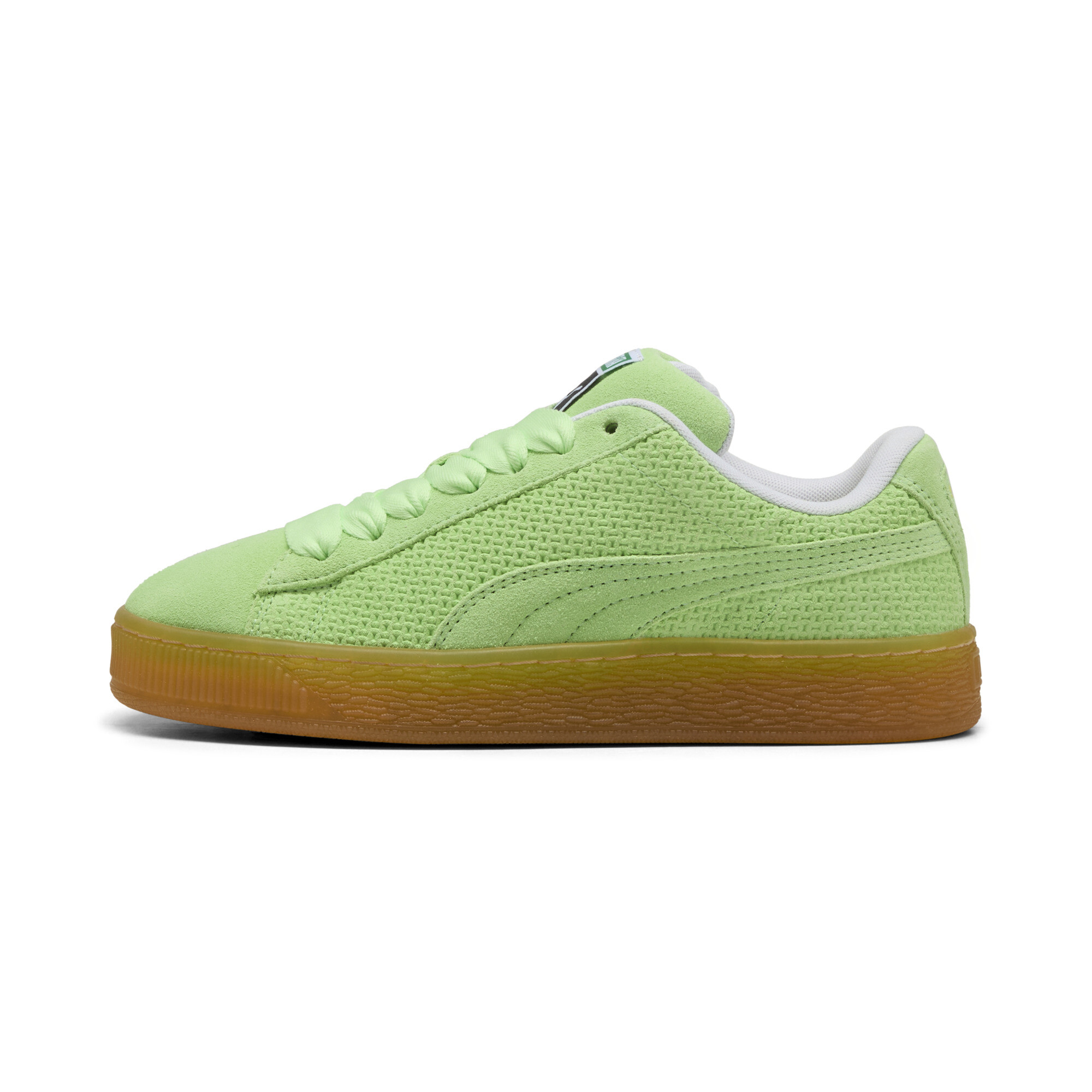 Puma Suede XL Braided Sneakers Damen Schuhe | Mit Colorful | Spring Fern/White | Größe: 35.5