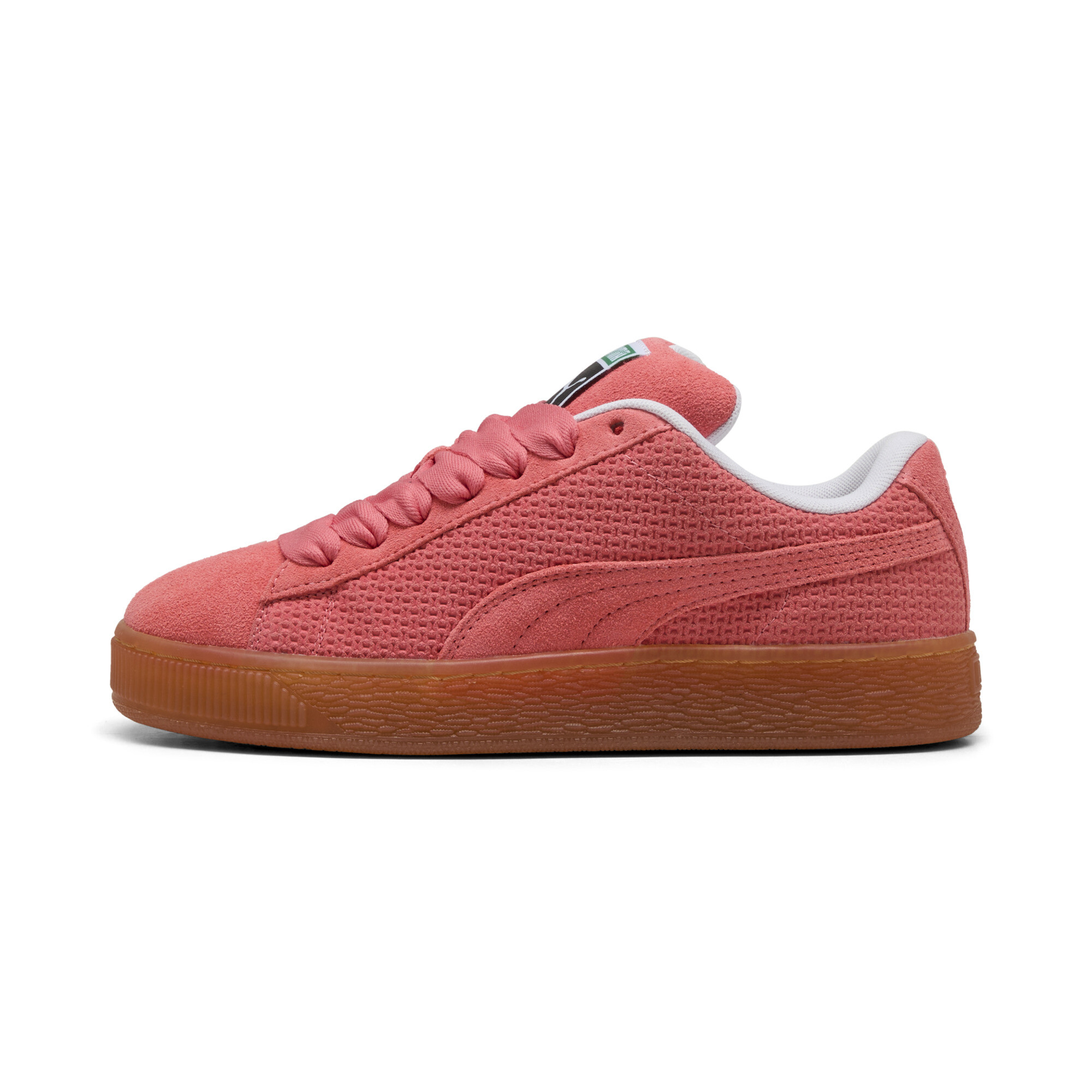 Puma Suede XL Braided Sneakers Damen Schuhe | Mit Colorful | Glowing Red/White | Größe: 42
