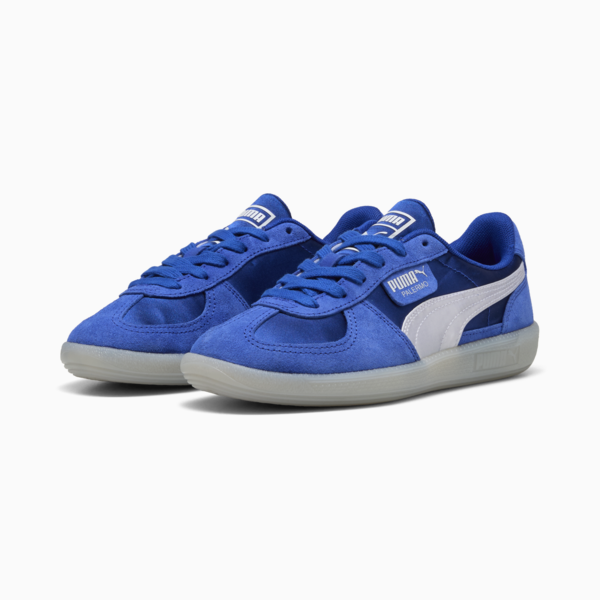 Zapatillas Palermo Satén para mujer, Vivid Blue-Feather Gray, large-ARG