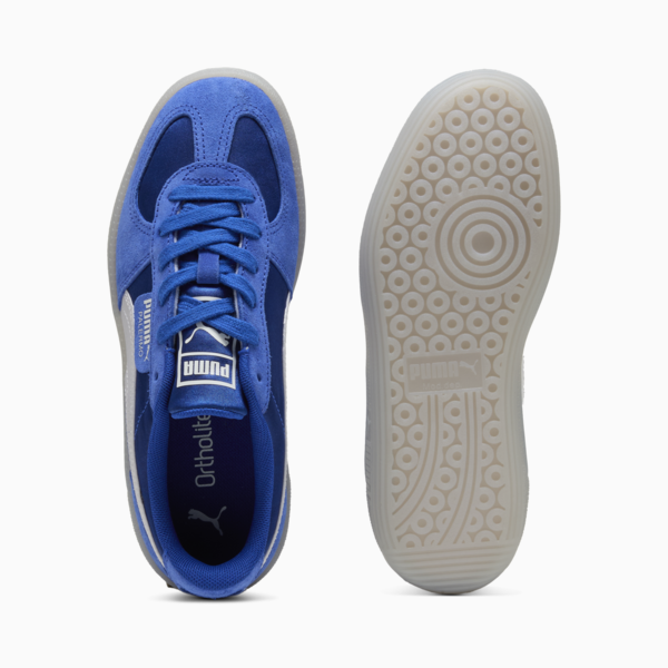 Zapatillas Palermo Satén para mujer, Vivid Blue-Feather Gray, large-ARG