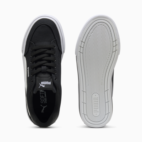 Zapatillas Court Classic Vulc Platform para mujer, PUMA Black-PUMA White, large-ARG