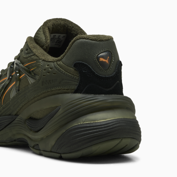 Inverse Moss Sneakers Unisex, Green Moss-Dark Olive-Pumpkin Pie, large-MEX