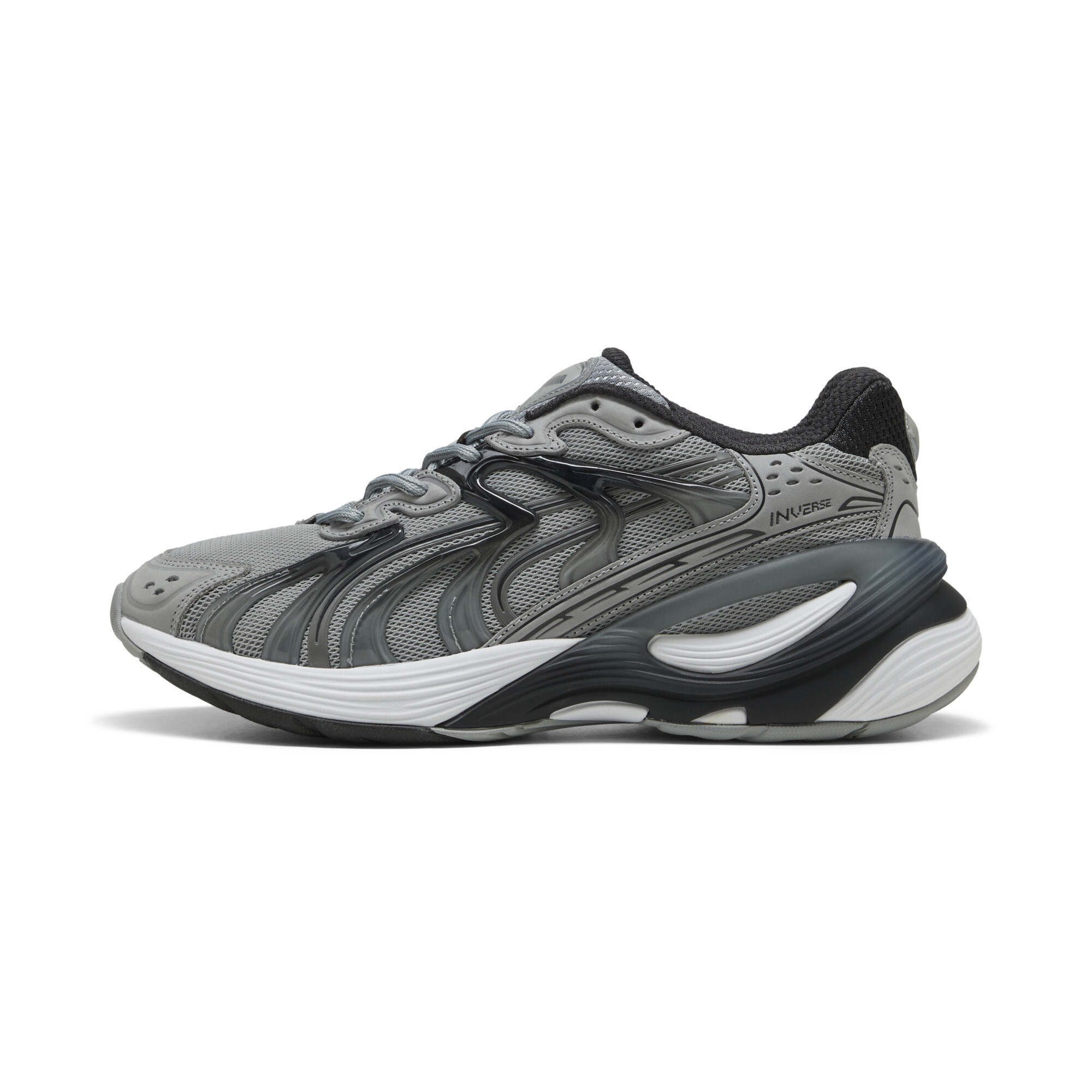 Puma Inverse Shades Of Sneakers Unisex Schuhe | Mit Plain | Platinum Gray/Flat Dark Gray/White | Größe: 41