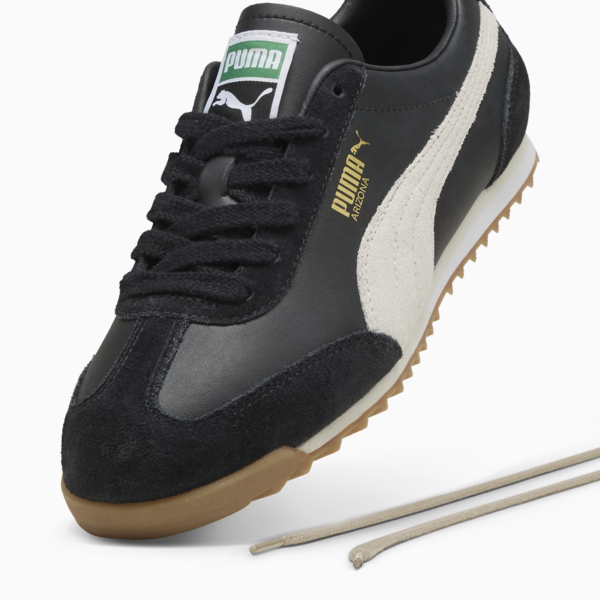 Arizona Retro Sneakers Unisex, PUMA Black-Warm White, large-ZAF
