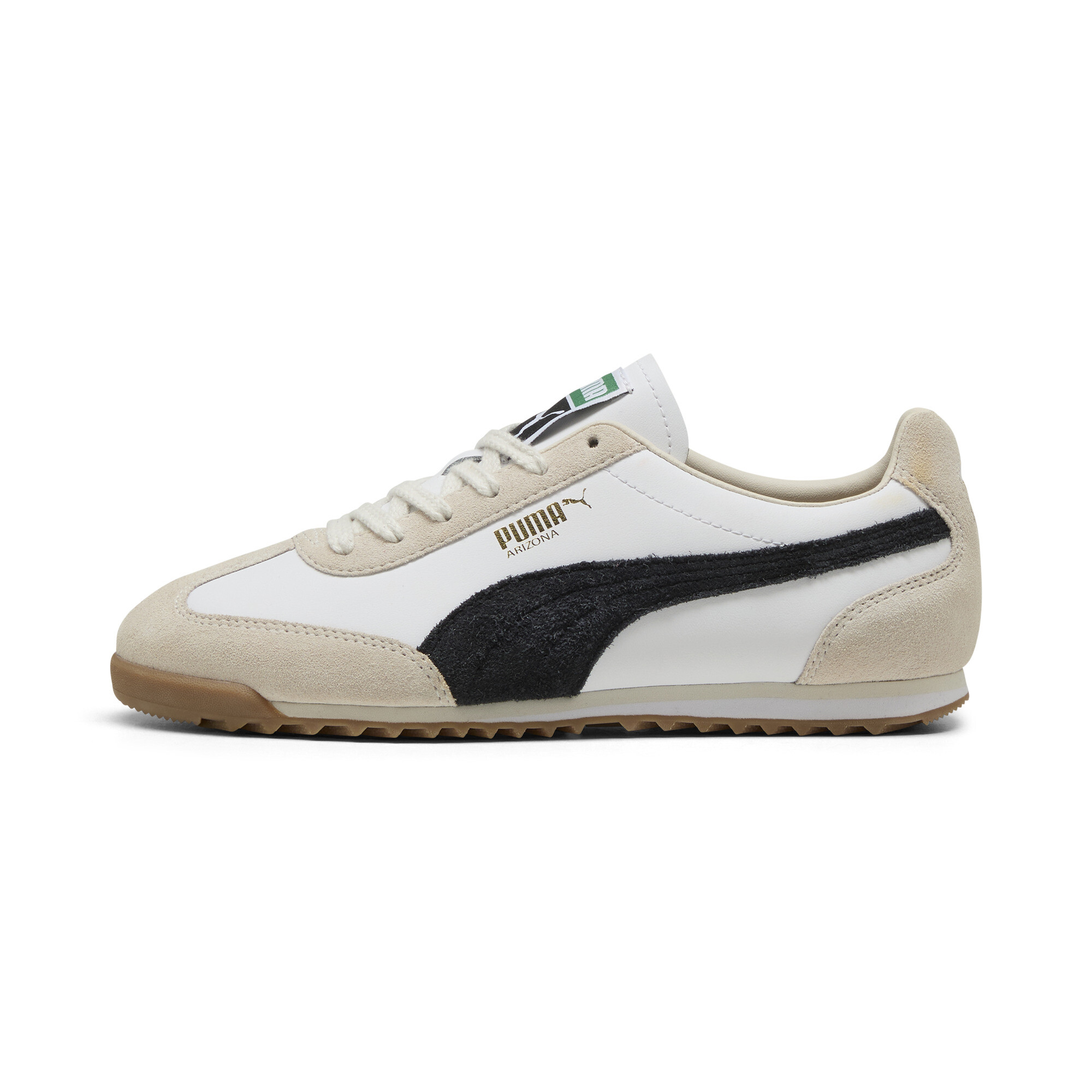 Puma Arizona Retro Sneakers Unisex Schuhe | White/Black | Größe: 41