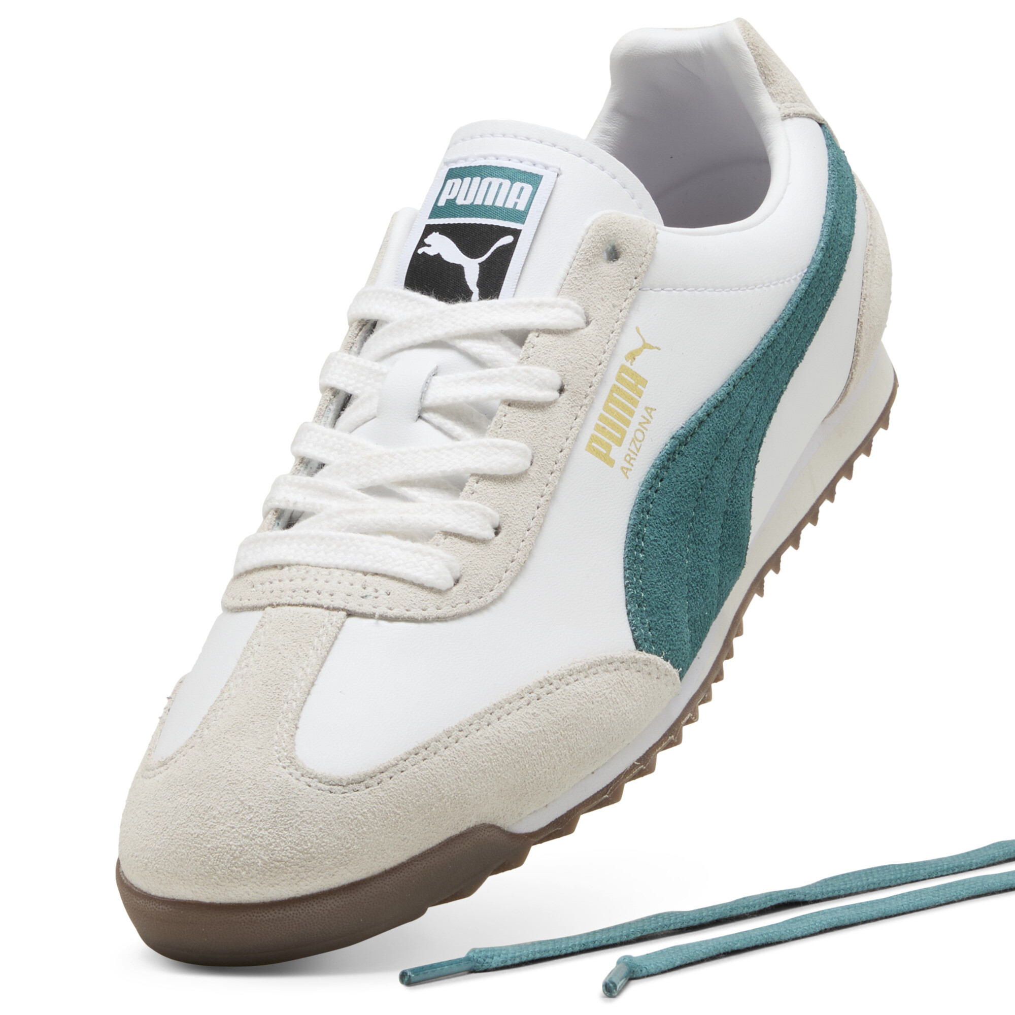 PUMA Arizona Retro sneakers unisex, Wit, Maat 35,5 thumbnail 2