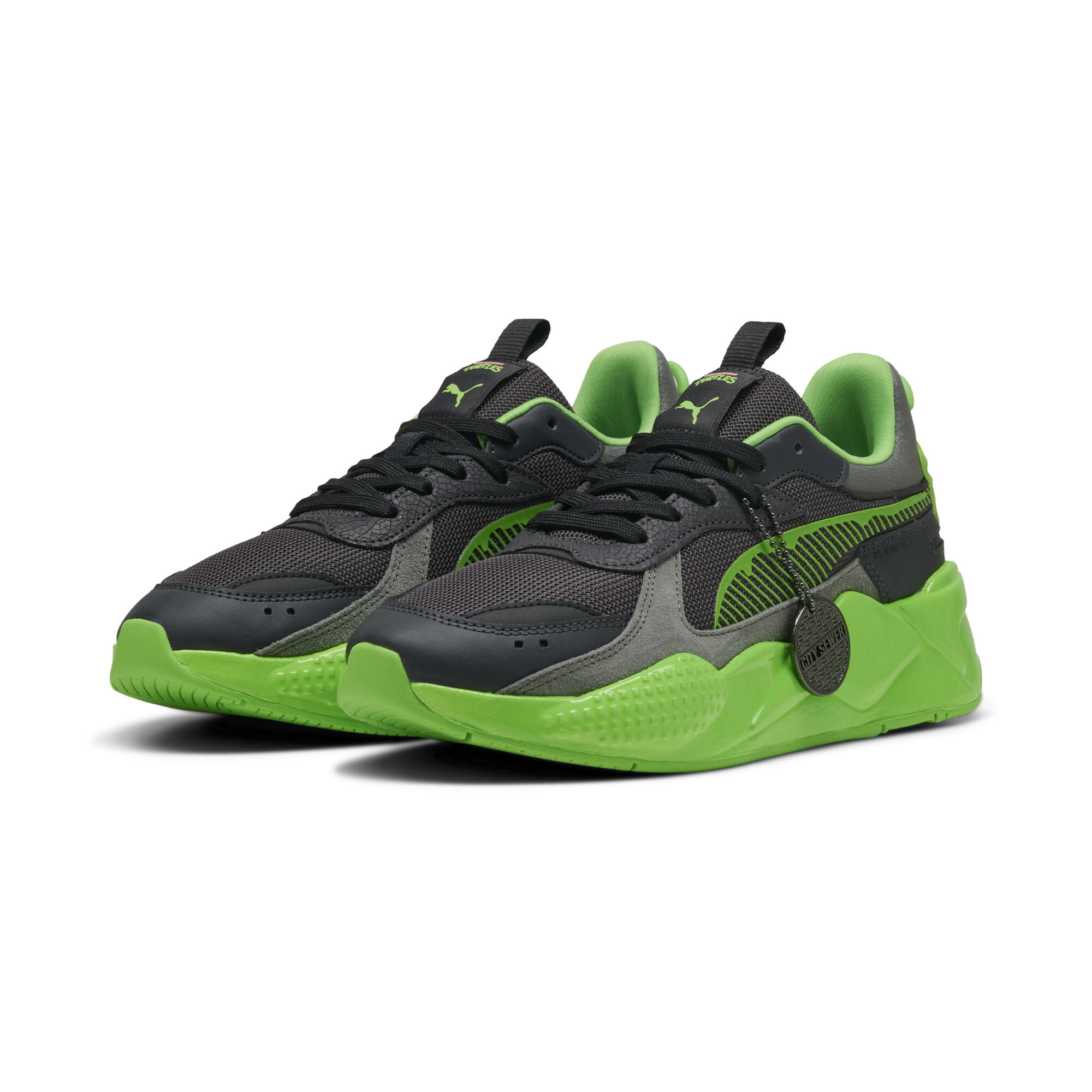 Tenis PUMA x TORTUGAS NINJA RS-X en Talla 26.5 en Negro