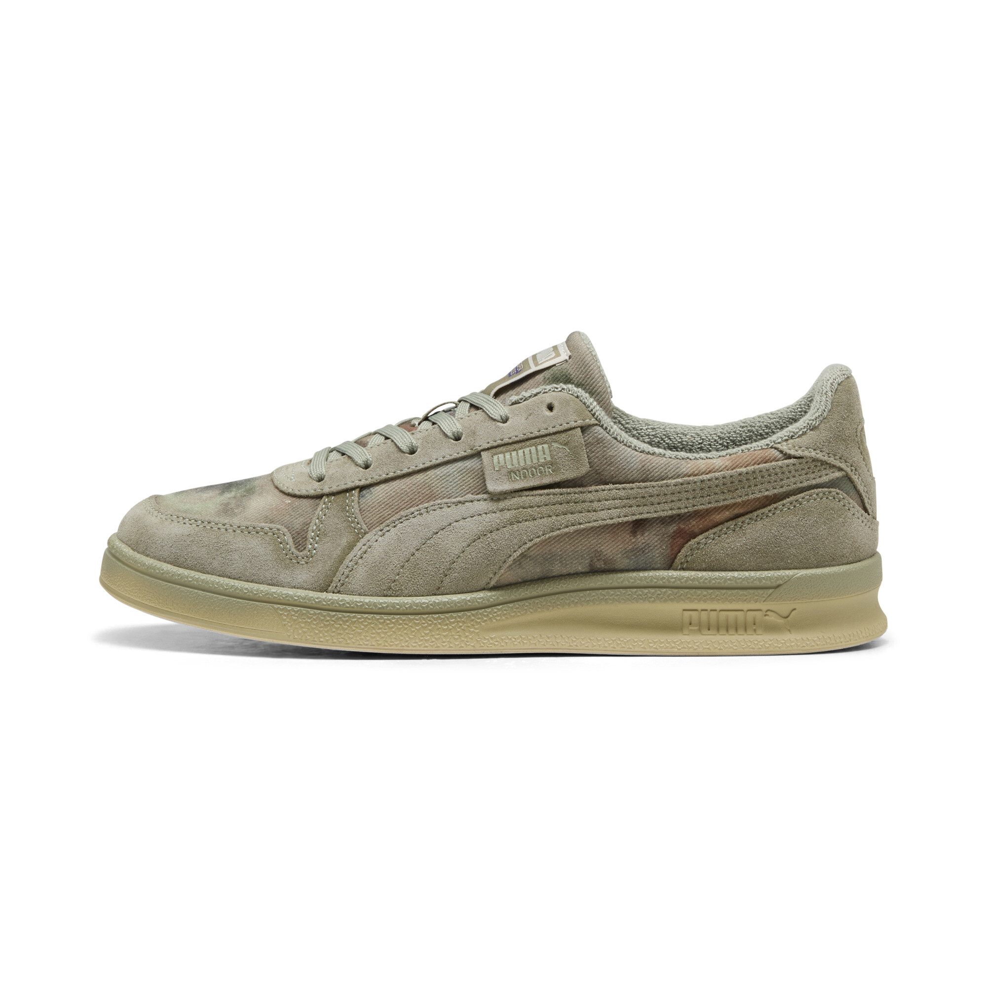 Puma x KIDSUPER Indoor Distressed Sneakers Unisex Schuhe | Mit Plain | Lux Army | Größe: 35.5