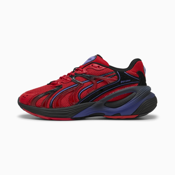 Inverse Rev Sneakers Unisex, PUMA Red-Dark Amethyst-PUMA Black, large-MEX