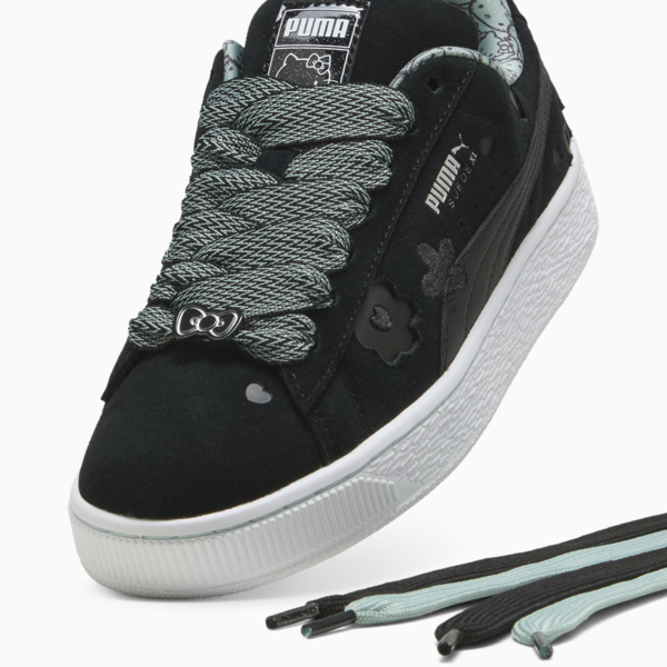 Tenis mujer Suede XL PUMA x HELLO KITTY, PUMA Black-Light Moss, large-MEX