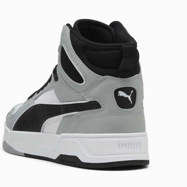RBD Break Mid Sneakers Unisex, PUMA White-PUMA Black-Cool Mid Gray, large-ZAF