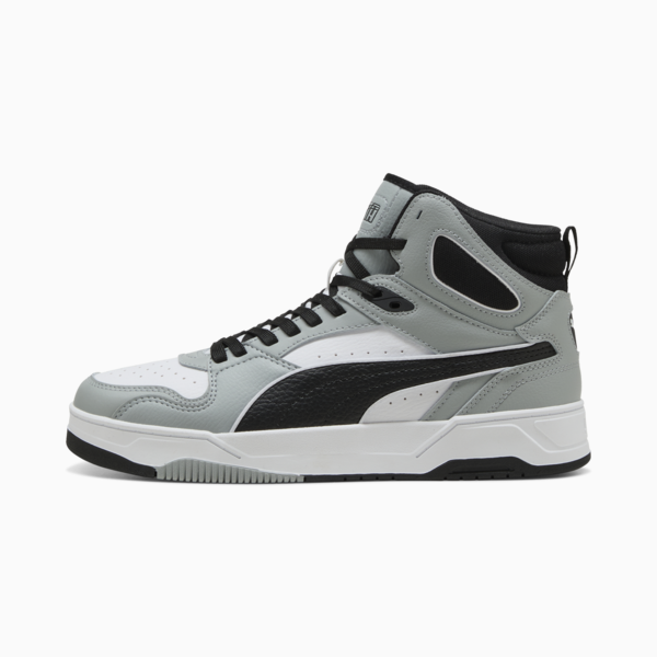 RBD Break Mid Sneakers Unisex, PUMA White-PUMA Black-Cool Mid Gray, large-ZAF