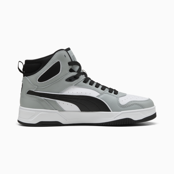 RBD Break Mid Sneakers Unisex, PUMA White-PUMA Black-Cool Mid Gray, large-ZAF
