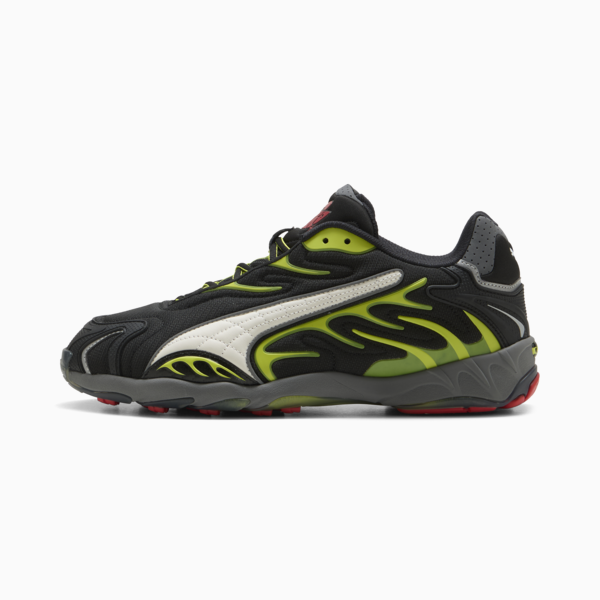 A$AP ROCKY x PUMA Inhale Mesh Sneakers, PUMA Black-Warm White-Lime Pow, large-ZAF