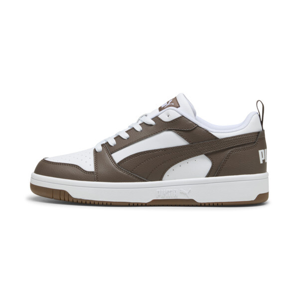Zapatillas PUMA Rebound V6 Low En Blanco/Flat Bronze/Gum