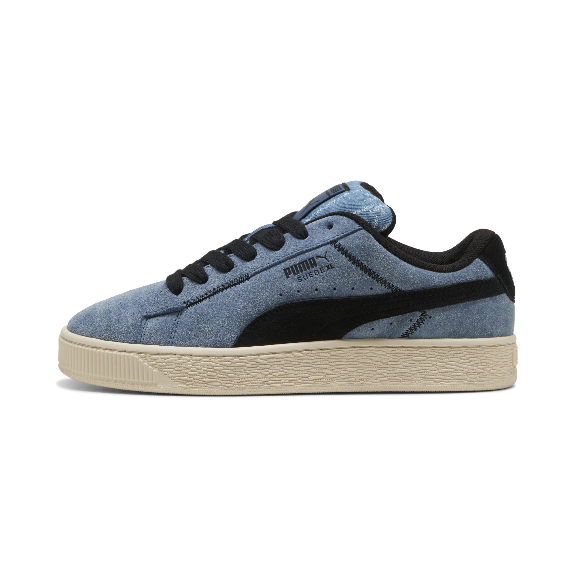 Puma Suede XL Thrive and Triumph Sneakers Unisex Schuhe | Mit Plain | Dark Indigo/Alpine Snow | Größe: 47