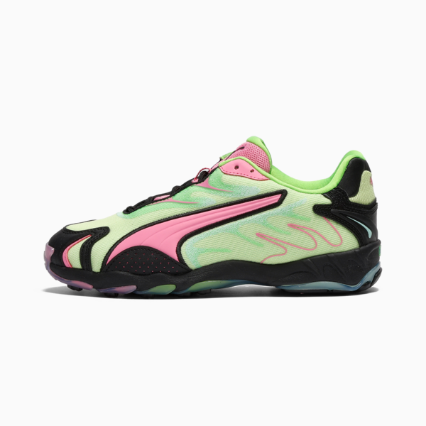 Inhale Speed Style Sneakers Women, Fresh Yellow-Pitch Green, large-ZAF