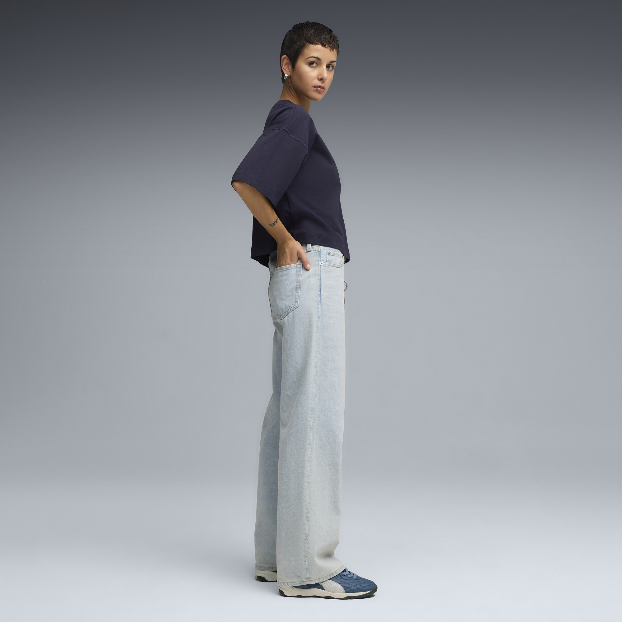 PUMA King Indoor Futbolito sneakers uniseks, Wit, Maat 40 thumbnail 9