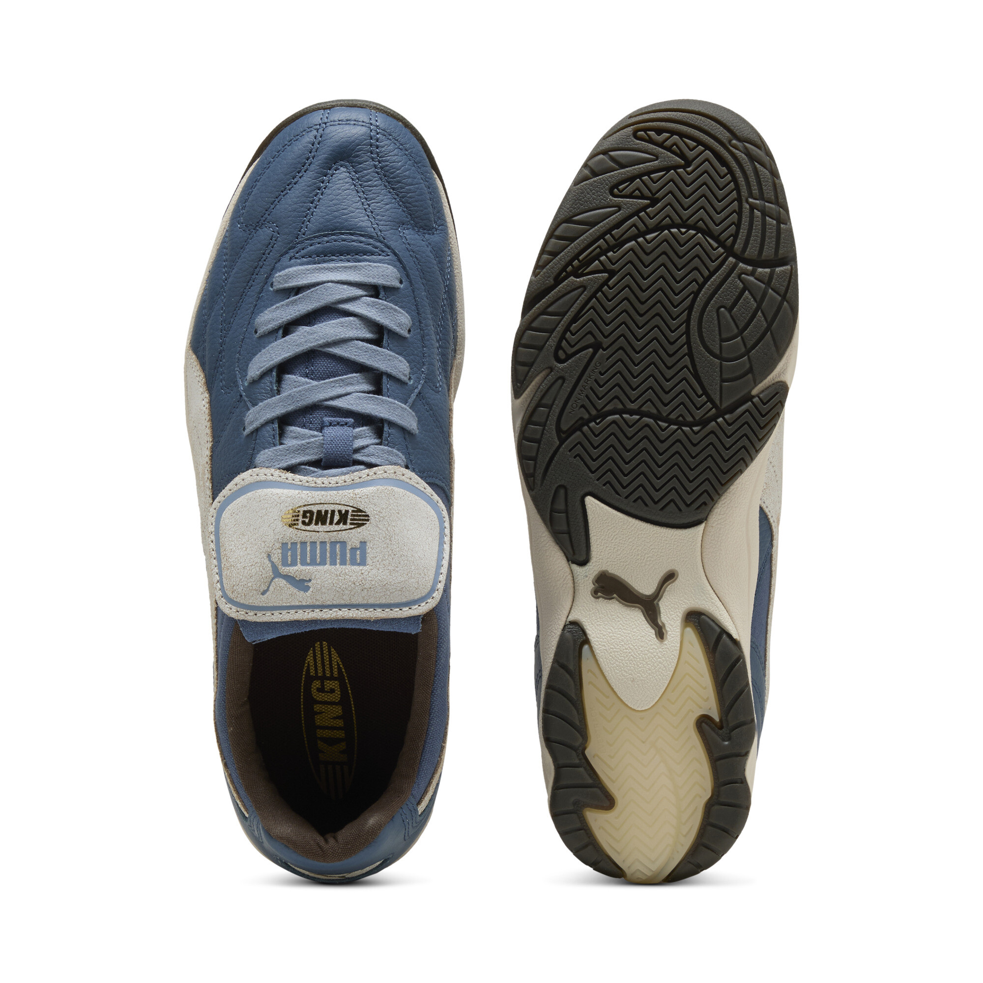 PUMA King Indoor Futbolito sneakers uniseks, Wit, Maat 40 thumbnail 4