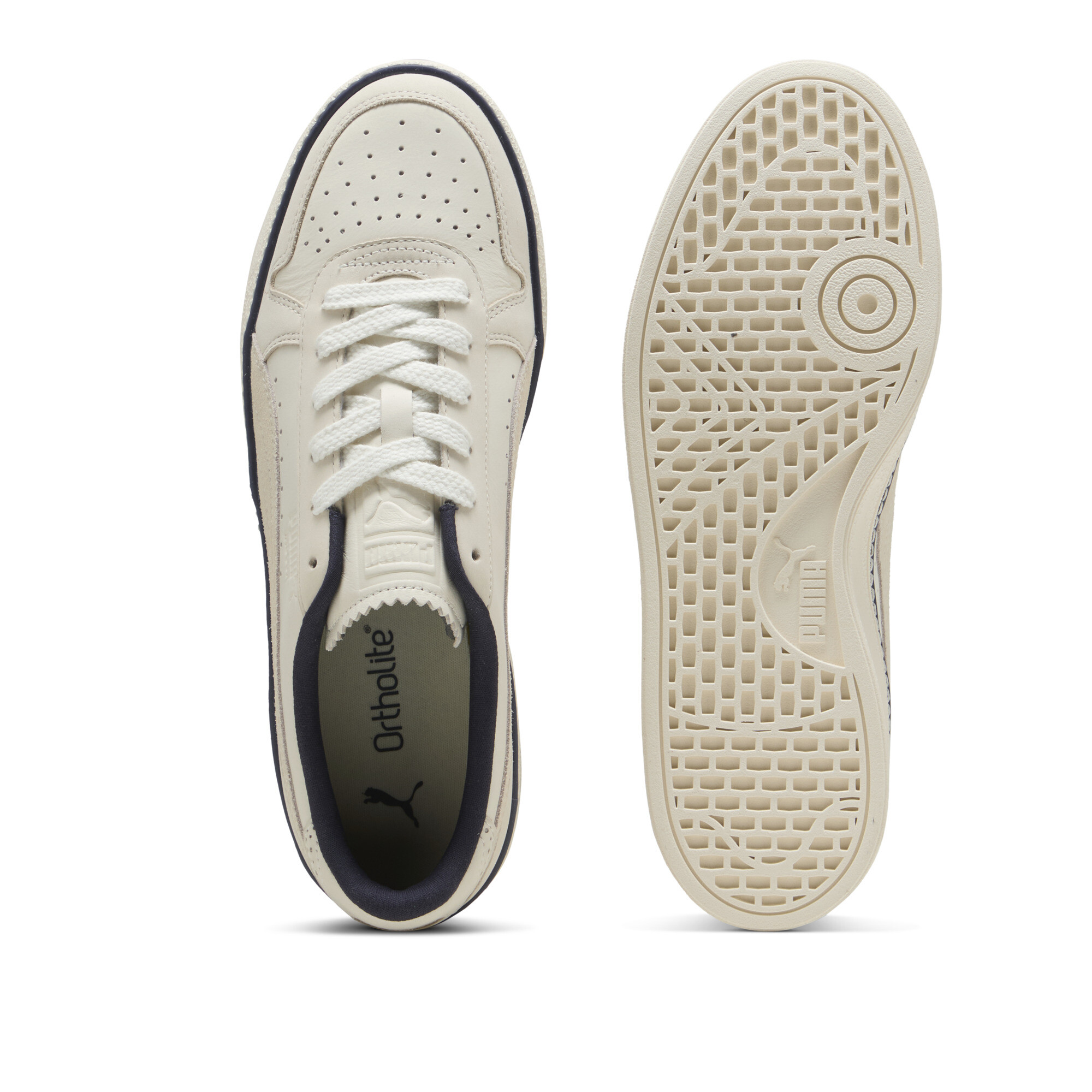 PUMA Indoor Regal Grace uniseks sneakers, Wit, Maat 44 thumbnail 4