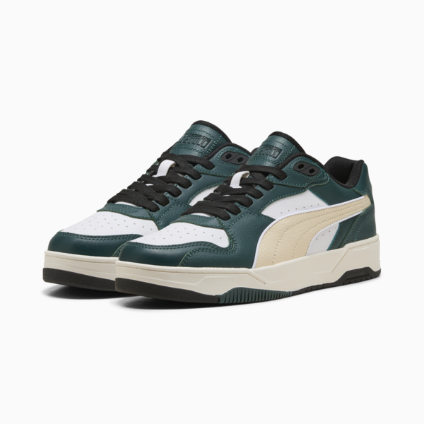 RBD Break Sneakers Unisex, PUMA White-Canvas-Green Terrain, large-ZAF
