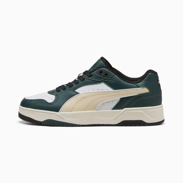 RBD Break Sneakers Unisex, PUMA White-Canvas-Green Terrain, large-ZAF