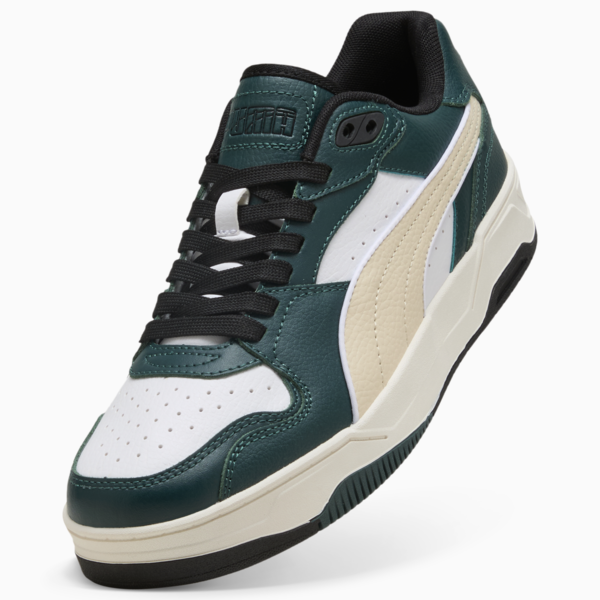 RBD Break Sneakers Unisex, PUMA White-Canvas-Green Terrain, large-ZAF