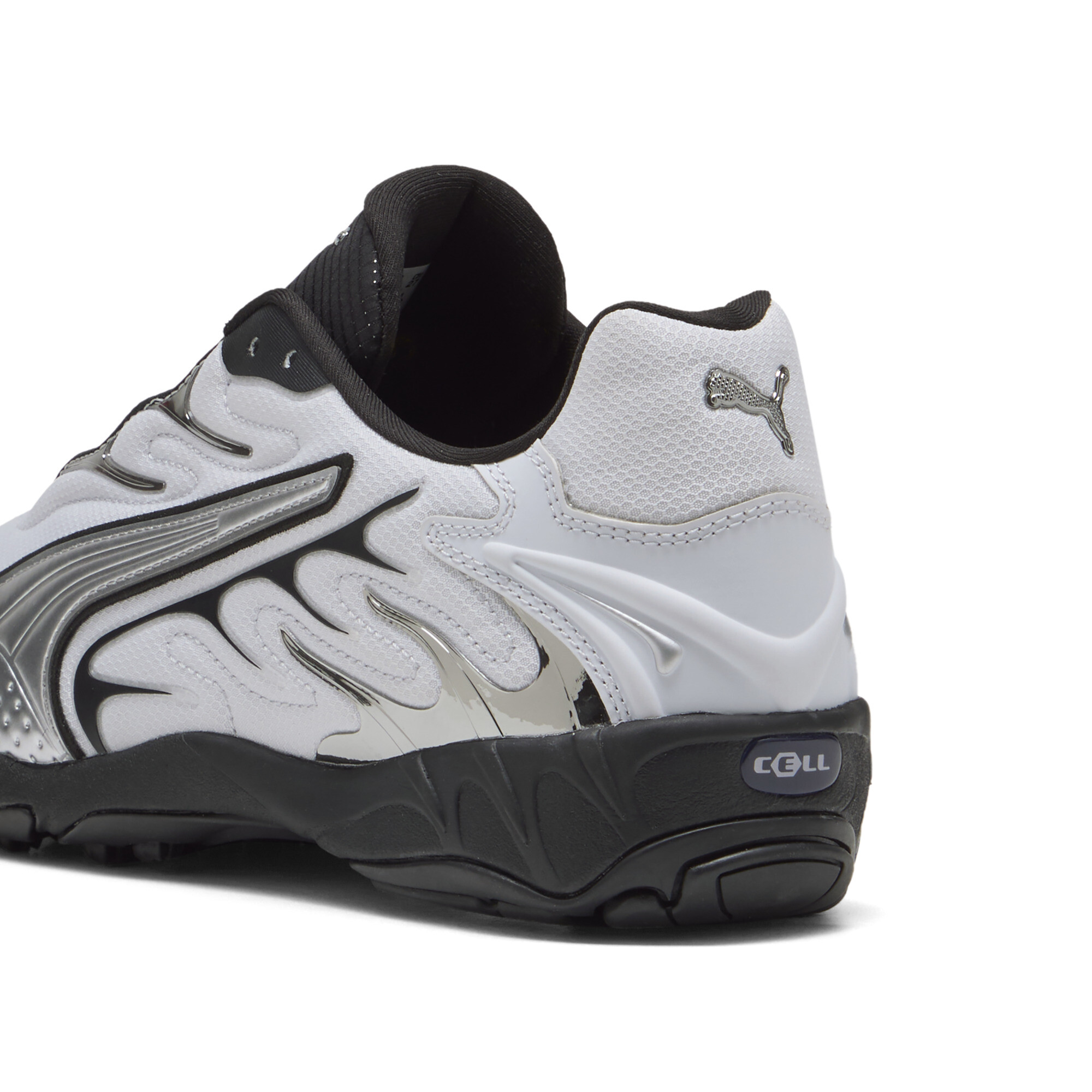 PUMA Inhale Smile uniseks sneakers, Zwart/Zilver, Maat 39 thumbnail 5