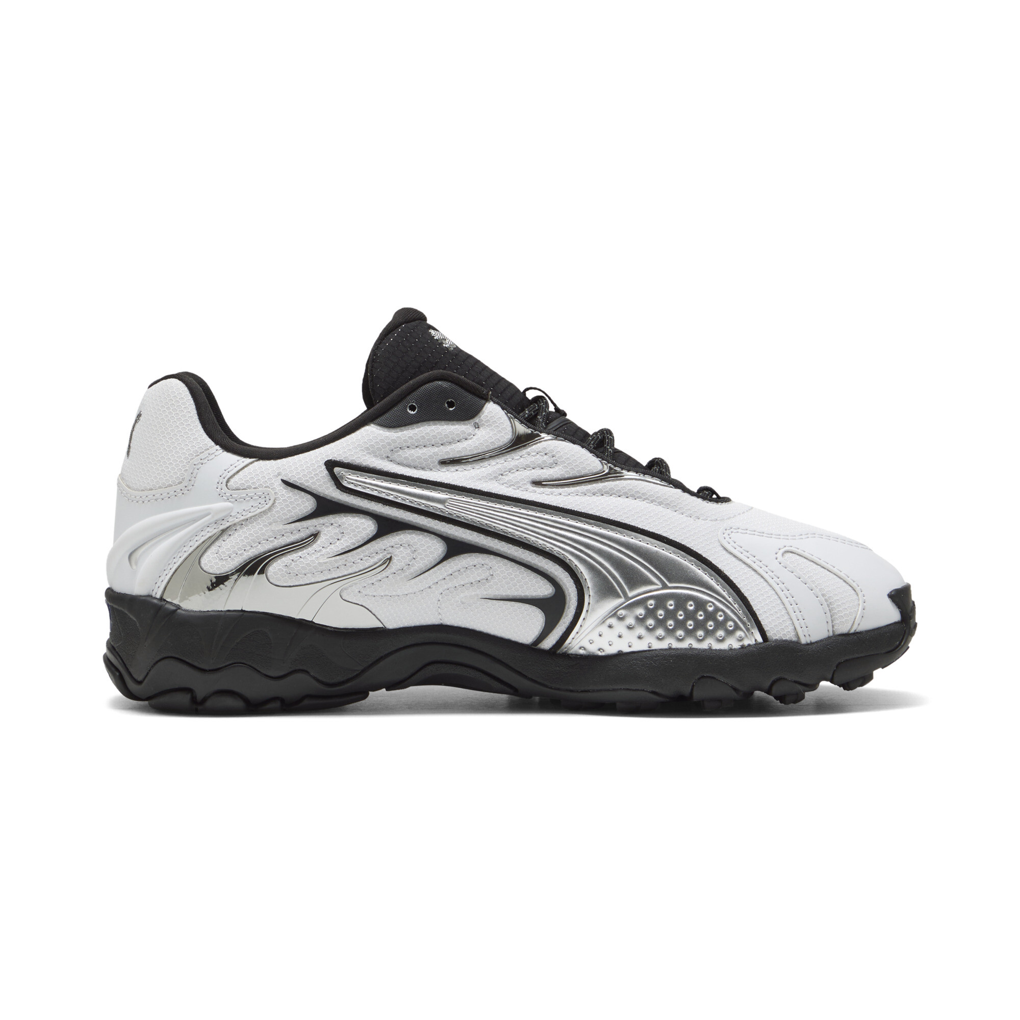 PUMA Inhale Smile uniseks sneakers, Zwart/Zilver, Maat 39 thumbnail 3