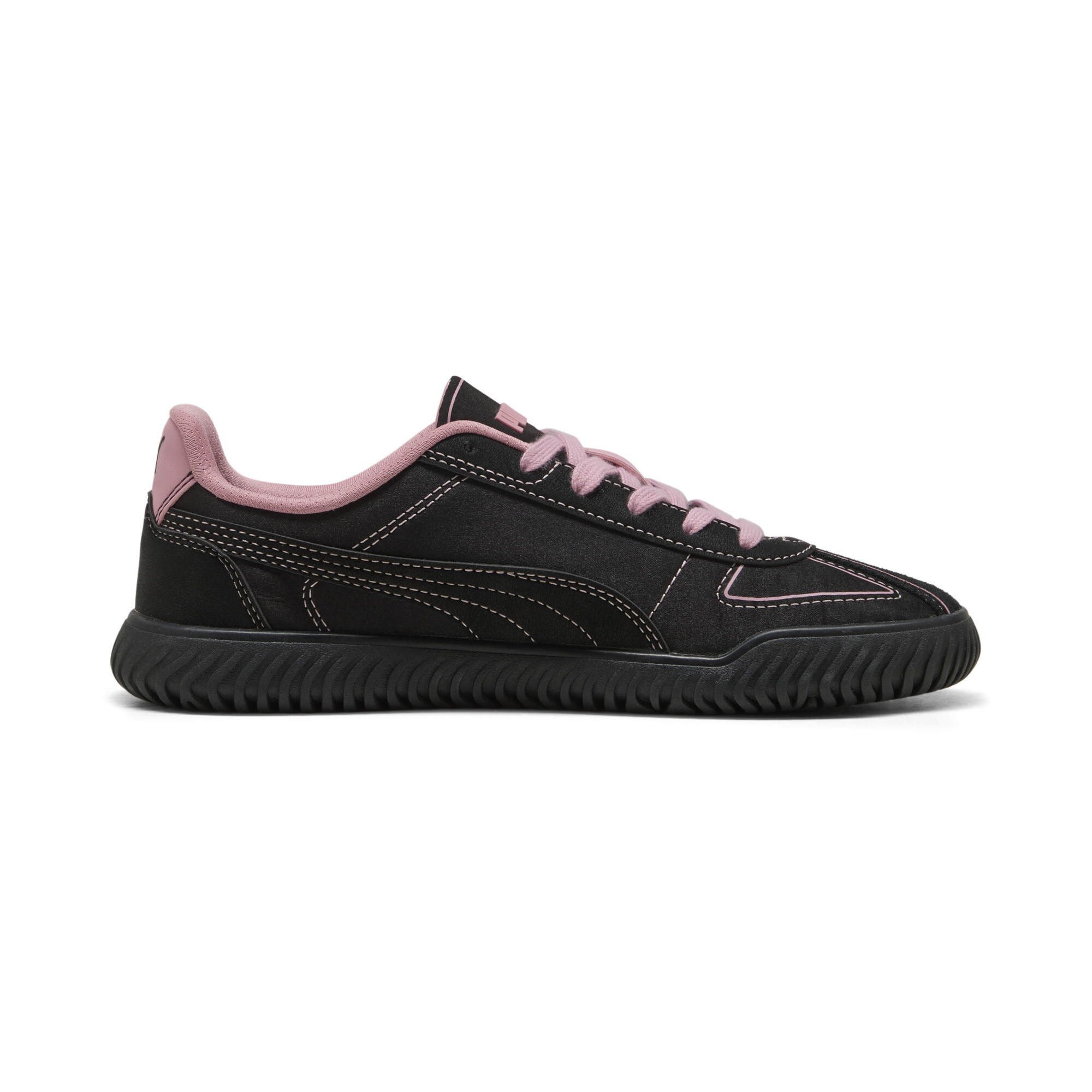 Puma Club Kayzer Satin Princess voor Dames, Roze/Zwart, Maat 39 thumbnail 3