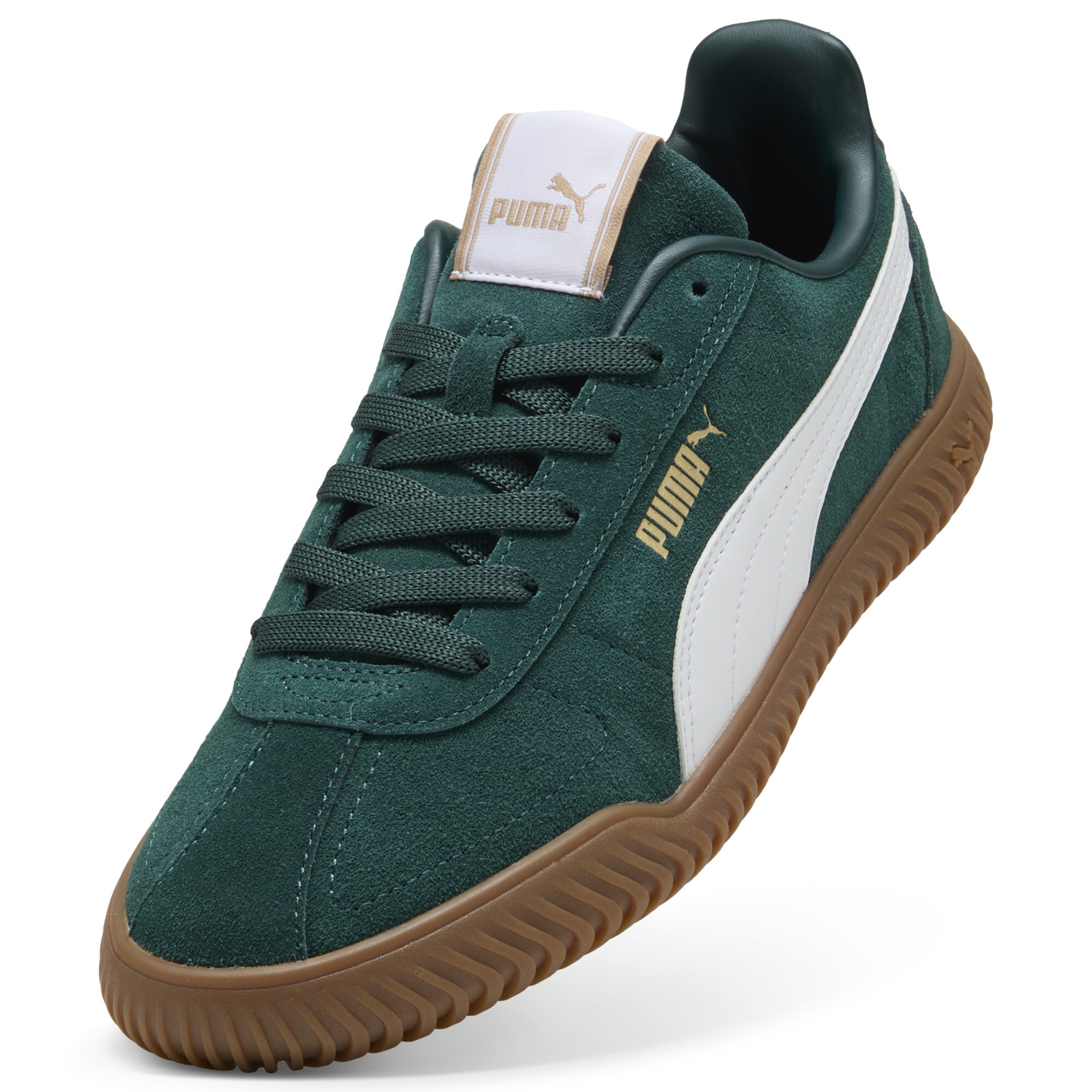 Puma Club Kayzer sneakers uniseks, Groen/Wit, Maat 45 thumbnail 2