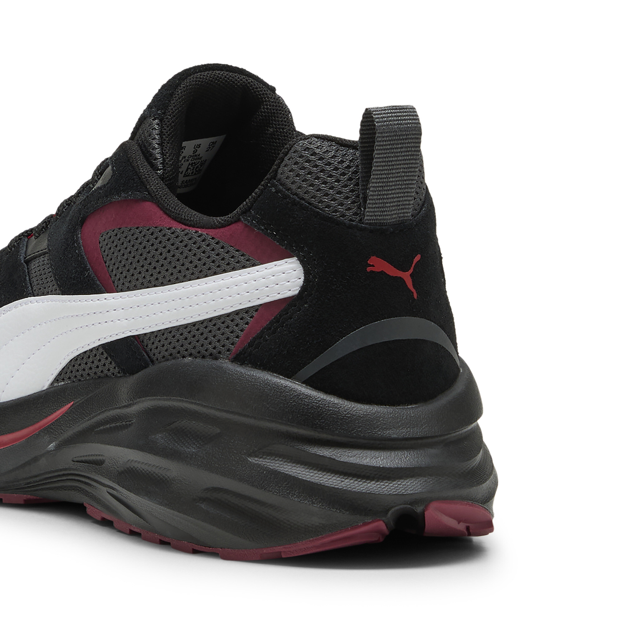 PUMA Hypnotic sneakers uniseks, Zwart/Grijs/Wit, Maat 47 thumbnail 5