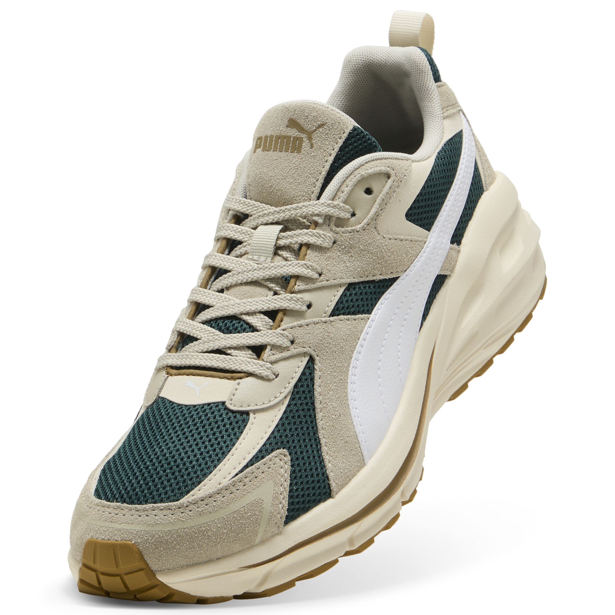 PUMA Hypnotic sneakers uniseks, Groen/Wit, Maat 44,5 thumbnail 2
