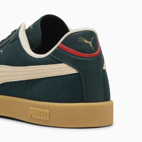 Puma Club II Era Retro Run Sneakers Unisex, Green Terrain-Canvas, large-ZAF