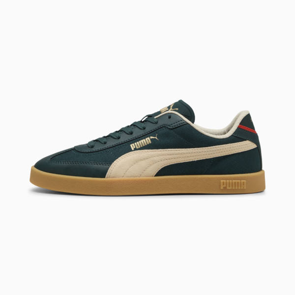Puma Club II Era Retro Run Sneakers Unisex, Green Terrain-Canvas, large-ZAF
