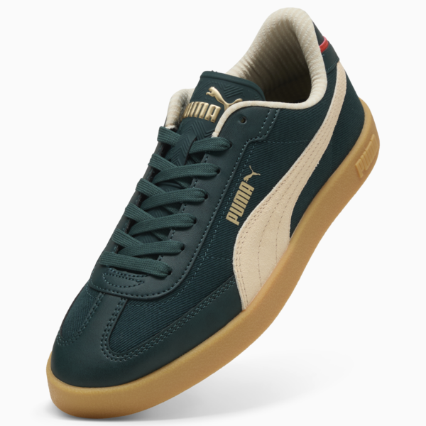 Puma Club II Era Retro Run Sneakers Unisex, Green Terrain-Canvas, large-ZAF