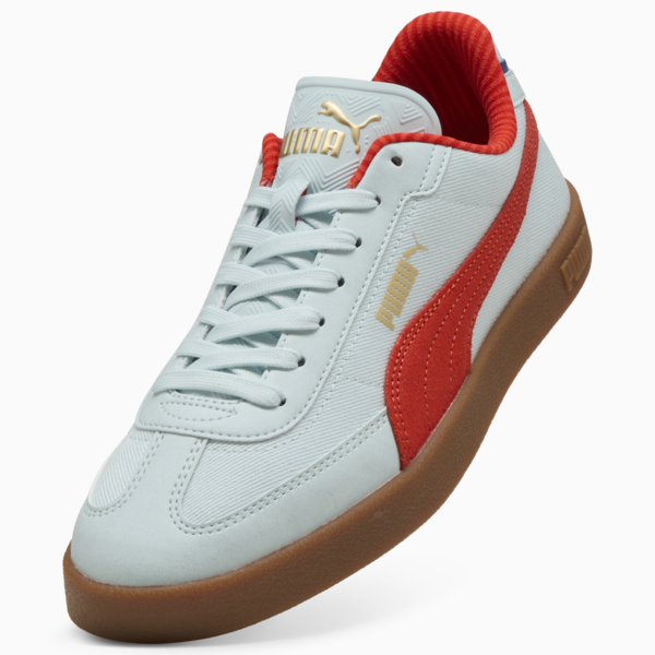 Puma Club II Era Retro Run Sneakers Unisex, Sea Glass-Fierce Red, large-ZAF