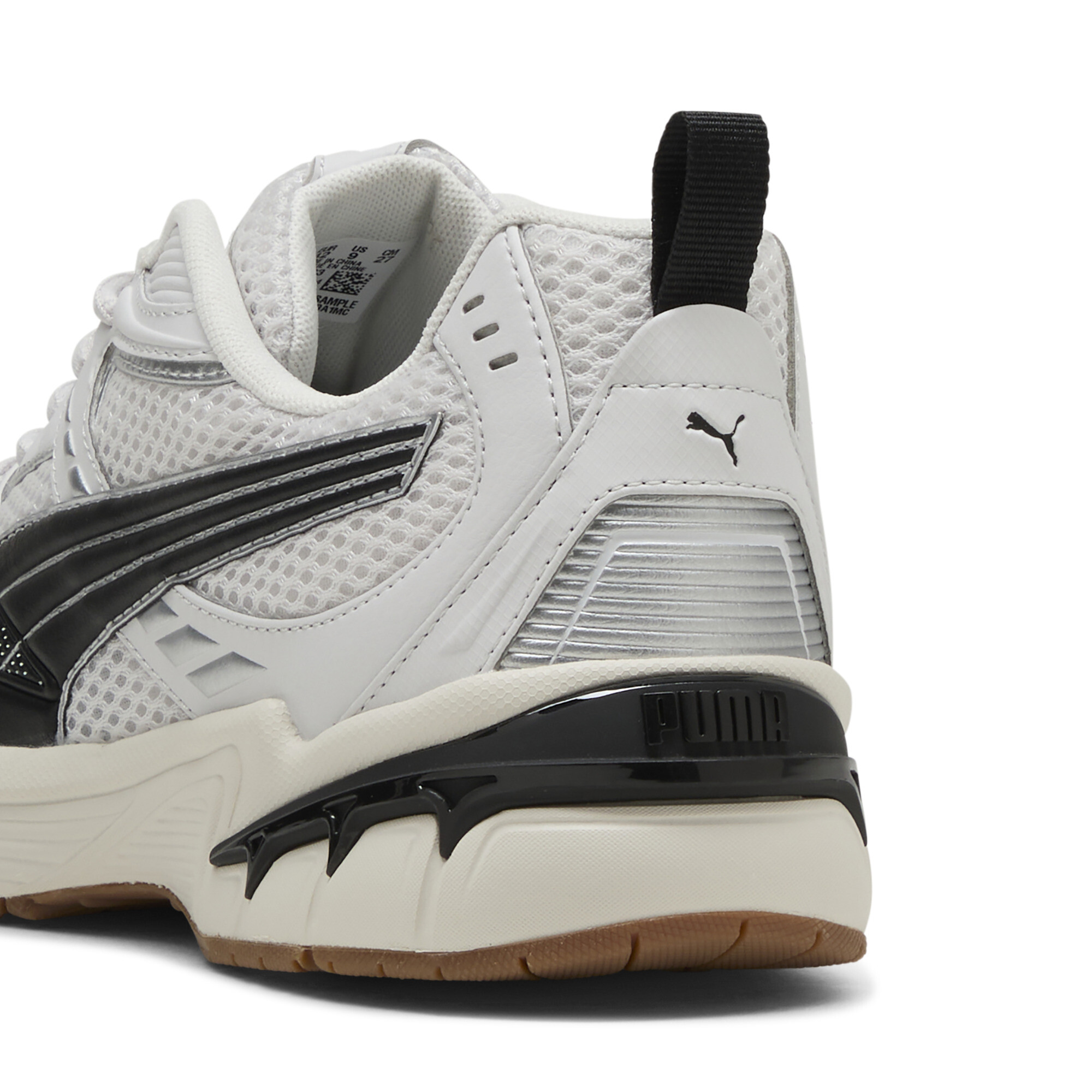 PUMA Milenio Tech 2000 sneakers uniseks, Zwart/Grijs/Zilver, Maat 42 thumbnail 5