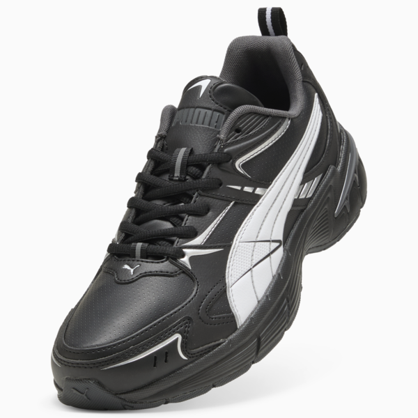 Milenio Tech 2000 Sneakers Unisex, PUMA Black-PUMA White-PUMA Silver, large-ZAF