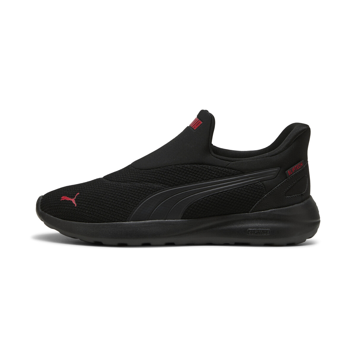 SOFTRIDE Cosmic SLIPTECH™ Sneakers Unisex in Black/Red by PUMA, UK 5